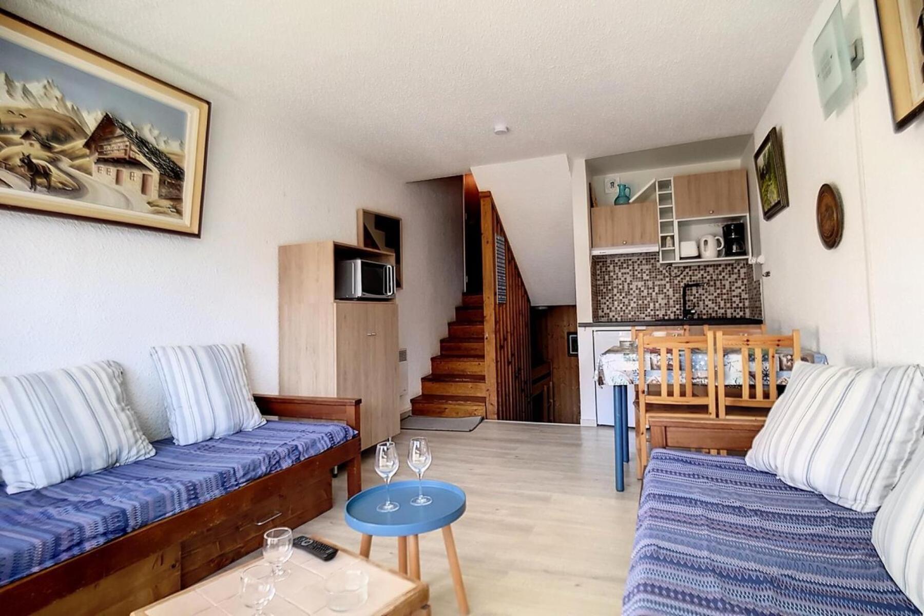 סן-מרטין-דה-בלוויל Residence Danchet - Studio Agreable - Depart Et Retour Ski Aux Pieds - Balcon Mae-1334 מראה חיצוני תמונה